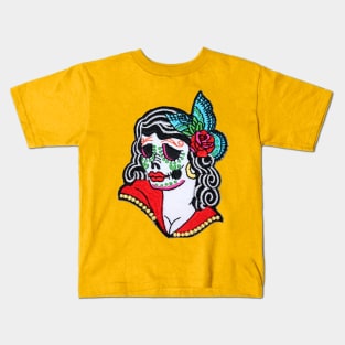 Day of the Dead Beauty Kids T-Shirt